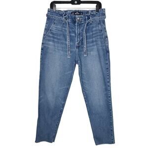 Hollister Women Jeans, Vintage Stretch Ultra High-Rise Tapered Mom Jeans, 13/32
